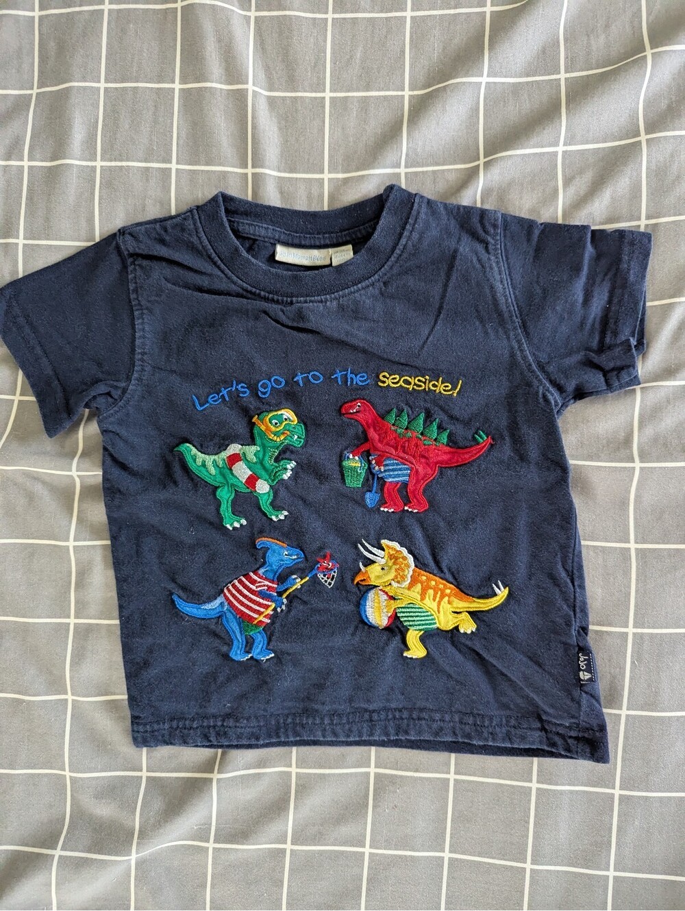 Jojo dinos go to the beach ocean tee